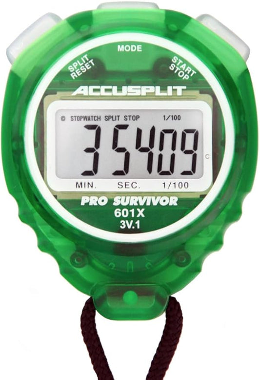 ACCUSPLIT Pro Survivor - A601X Stopwatch, Clock, Extra Large Display