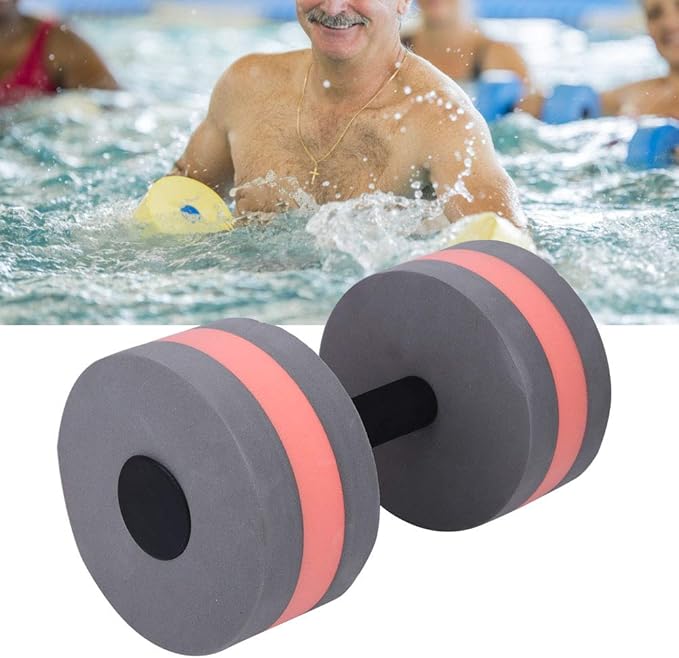 Eco-friendly Roundness Foam Water Workout Dumbbells Water Weights Barbell Floating Dumbbell Fitness Equipment