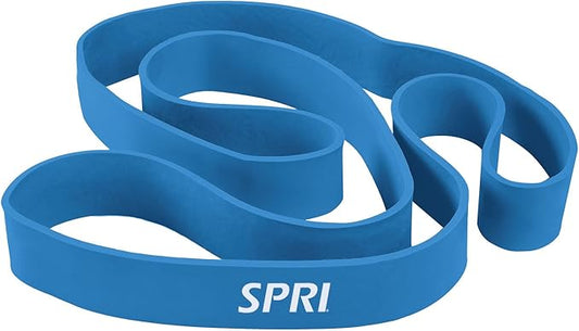 SPRI Superbands - Resistance Band for Assisted Pull-ups, Core Fitness, and Strength Training Resistance Exercises - Versatile Tool for Flexibility, Stamina, and Balance - 1.75", Blue