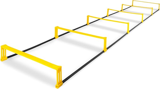 ProsourceFit Raised Speed & Agility Ladder with 6