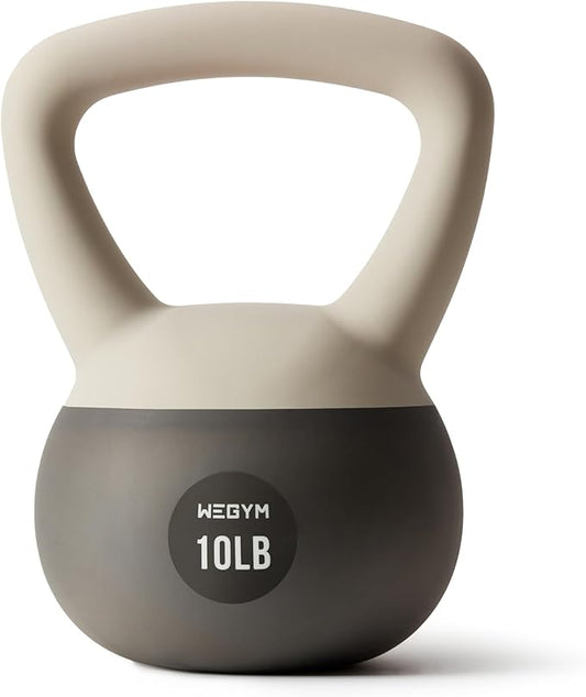 Soft Kettlebells with Cushioned Impact-Resistant Base and Anti-Slip, Wide-Grip Handle for Home Workouts, Weightlifting, and Personal Training