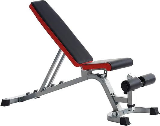 BalanceFrom Heavy Duty Adjustable and Foldable Utility Weight Bench for Upright, Incline, Decline, and Flat Exercise