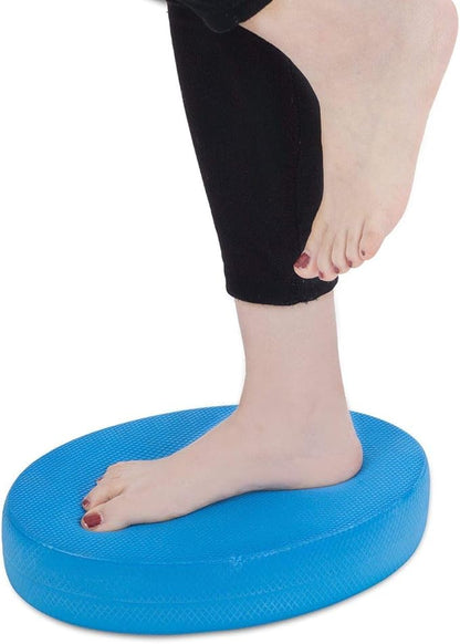 Stability Trainer Pad - Foam Balance Exercise Pad Cushion for Therapy, Yoga, Dancing Balance Training, Pilates,and Fitness (Blue)