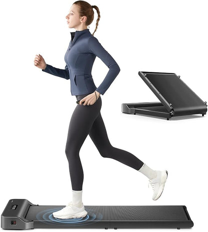 WALKINGPAD Z1 Walking Pad Treadmill, 180°Foldable Under Desk Treadmill for Home Office with 242lb Capacity, 2 in 1 Portable Treadmill for Walking and Jogging Remote Control in LED Display