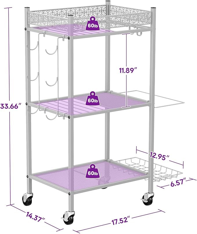 Yoga Mat Storage Rack, Home Gym Storage Rack Yoga Mat Holder, VOPEAK Workout Storage for Yoga Mat, Foam Roller, Gym Organizer Gym Equipment Storage for Home Exercise and Fitness Gear (Metal)