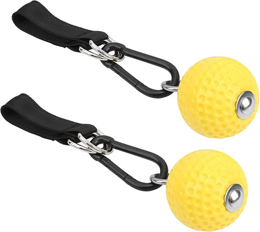 Pull Up Grips Ball, Non Slip Hand Grips Strength Trainer, Pull Up Arm Training Ball, Hold Grips with Straps for Bouldering, Pull Ups, Kettlebells, Fitness, Workout