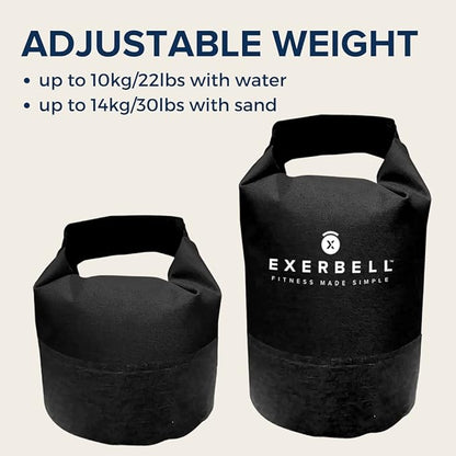 Foldable & adjustable kettlebell 2-14 kg – water- and sandbag kettlebell – Versatile Sandbag Training & Weight Bag – Premium Strength Training Equipment