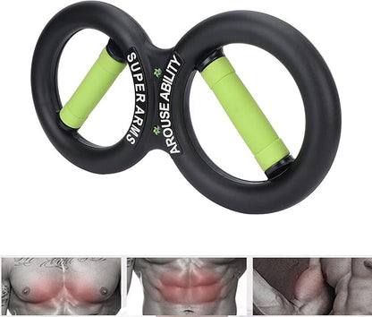 Grip Strength Trainer,ANGGREK Arm Force Exercising Tool 8 Shaped Promote Circulation Wrist Strength Trainer Fitness Equipment 10kg