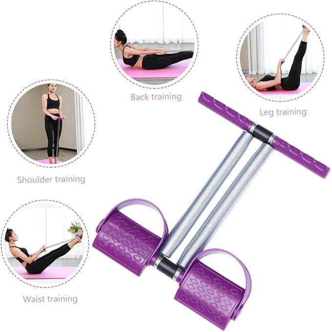 NOLITOY Leg Rope Handle Abdomen Foot for with Puller Workout Gym Muscle Yoga Home Strap Auxiliary Exerciser Band