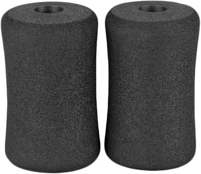 Sponge Foam Foot Pad Roller Pair, Used for Replacing Gym Exercise Equipment, Suitable for 1-inch Rod (Foam 4.53" X 2.56" Od X 0.87" Id)