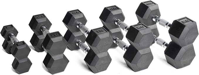 CAP Barbell Coated Dumbbell Set | 50lbs, 100lbs, 150lbs | Multiple Options