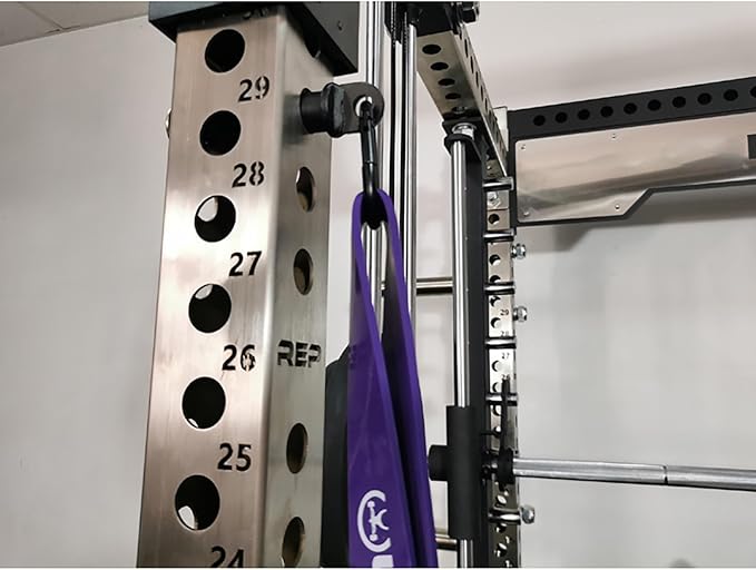 Power Cage Squat Rack Home Gym Accessories/Squat Rack for Home Gym Fitness Equipment Accessory, Fits on 3X3 Rack Attachments with 1" Hole