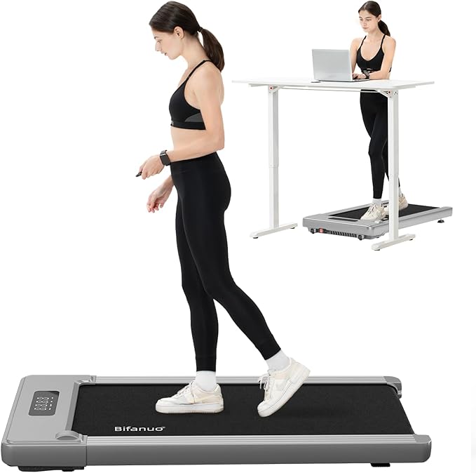 Walking Pad - Under Desk Treadmill, Treadmills for Home/Office, Portable Treadmill, Walking Pad Treadmill Under Desk with Remote Control LED Display- Ideal for Fitness Enthusiasts