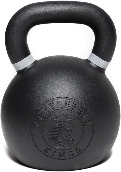 Kettlebell Kings Powder Coated Kettlebell Weights 5-90 LB | Workout Gym Equipment & Strength training sets for Women & Men | Durable Coating for Grip Strength, Rust Prevention