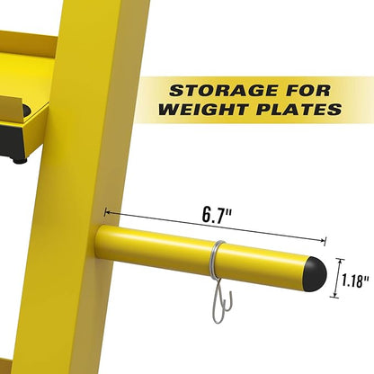 Dumbbell Rack Multifunctional Weight Stand for Home Gym Suitable for Storage of Dumbbell, Weight Plates, and Curl Bar