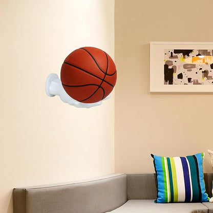 Hand Shaped Basketball Holder Wall Mount Gifts Basketball Room Decor Accessories Art Ball Decor Stand for Basketball, Football, Soccer, Volleyball