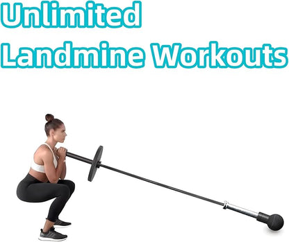 Exercise Machine Attachments for Barbell Landmine Exercise - 2” Olympic 360° Swivel