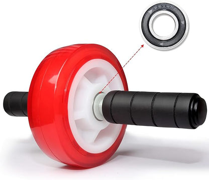 Ab Roller Wheel, Abs Roller Wheel core Exercise Equipment, 880 lbs Weight Capacity No Noise Ab Wheel, Exercise Wheels for Home Gym Core Workout, Exercise Weights for Men & Women Abdominal