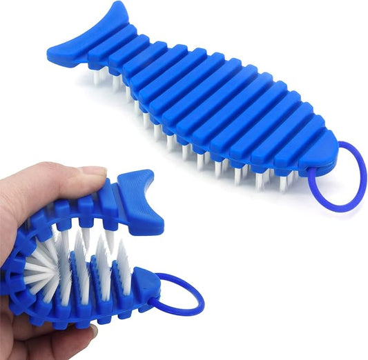 Barbell Brush Barbell Cleaning Kit, Nylon and Wire Barbell Brush for Cleaning Weighted Bars, Cleaning Supplies Stiff Brush for Strength Training Bars, Barbell, Dumbbells, Weight Trays, Exercise Equipment