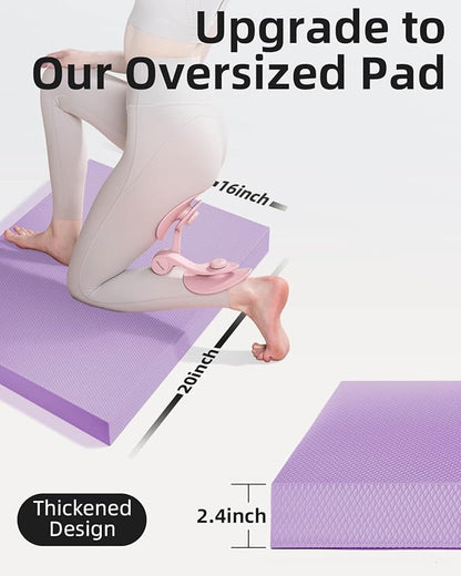 Foam Balance Pad Stability Non-Slip Balance Mat Exercise Balance Pad for Physical Therapy Knee Yoga and Training