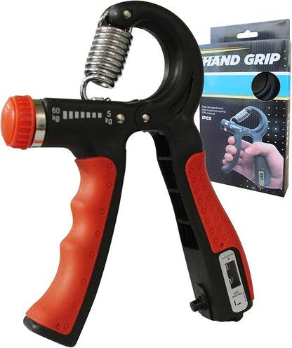 Grip Strength Trainer Adjustable Resistance 22-132 Lbs Hand Grip Strengthener Forearm Exerciser with Counter