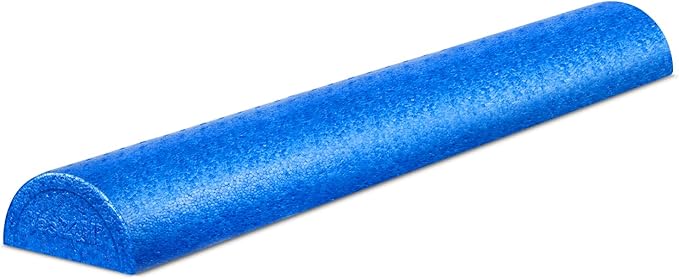 Yes4All High-Density Half Round EPP Foam Roller (36 inches - Blue)