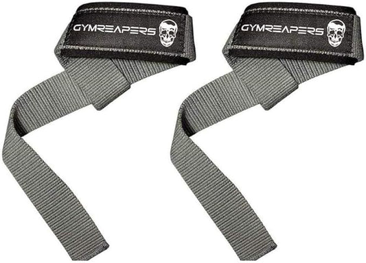 Gymreapers Lifting Wrist Straps for Weightlifting, Bodybuilding, Powerlifting, Strength Training, & Deadlifts - Padded Neoprene with 18 inch Cotton