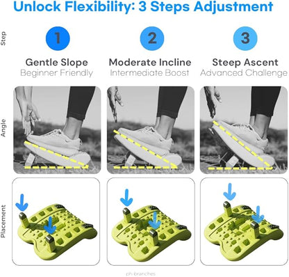 Foot Stretch - Calf Stretcher with 3 Adjustable Angle to Improve Your Balance, Blood Circulation, Lower Body Strength