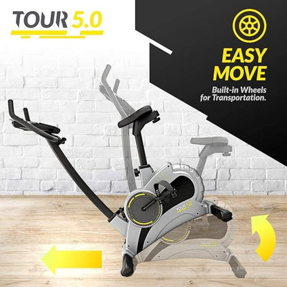 Bluefin Fitness TOUR 5.0 Exercise Bike Home Gym Equipment & Exercise Machine,Bluetooth & App, Ultimate Fat Loss, Get Fit at Home