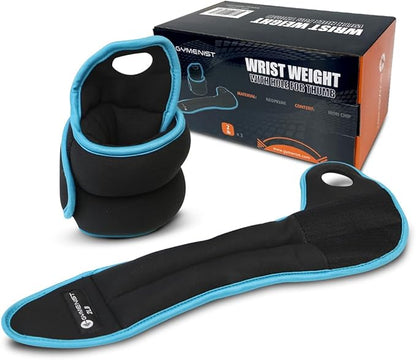 Pair of Wrist Weights With Hole for Thumb, Great for Running & All Kind of Cardio Exercises