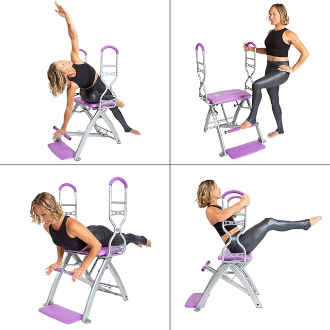 Life's A Beach Pilates PRO Chair Max with Sculpting Handles + Shape Transform & Reform + Total Gym Home Workout + Exercise Equipment + Adjustable Resistance Levels