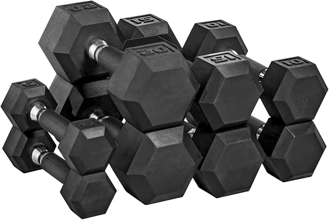 CAP Barbell Coated Dumbbell Set 50lbs, 100lbs, 100lbs, 150lbs 150lbs |