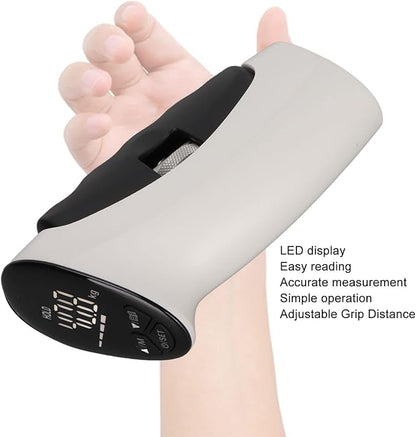 Hand Grip Strength Dynamometer,Electric Grip Dynamometer,Electronic Hand Dynamometer LED Display Accurate Adjustable Grip Distance Digital Hand Grip Strength Dynamometer