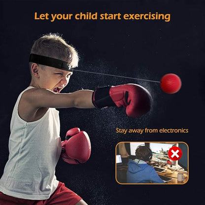 Boxing Ball Family Pack Plus with Adjustable Headband,4 Boxing Ball Suitable Reaction,Agility,Punching Speed,Fight Skill and Hand Eye Coordination Training for Adults and Kids