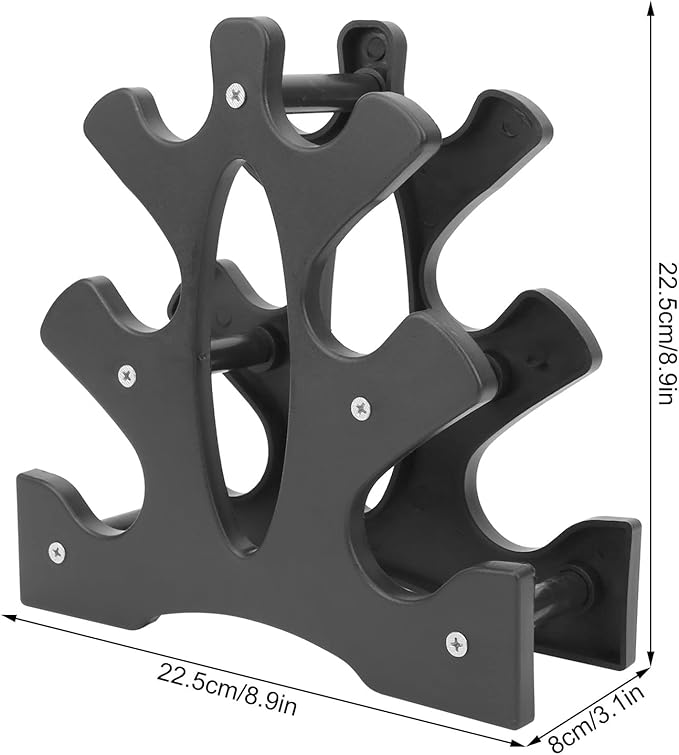 Dumbbell Rack, 3 Tier 20kg Bearing Dumbbell Rack