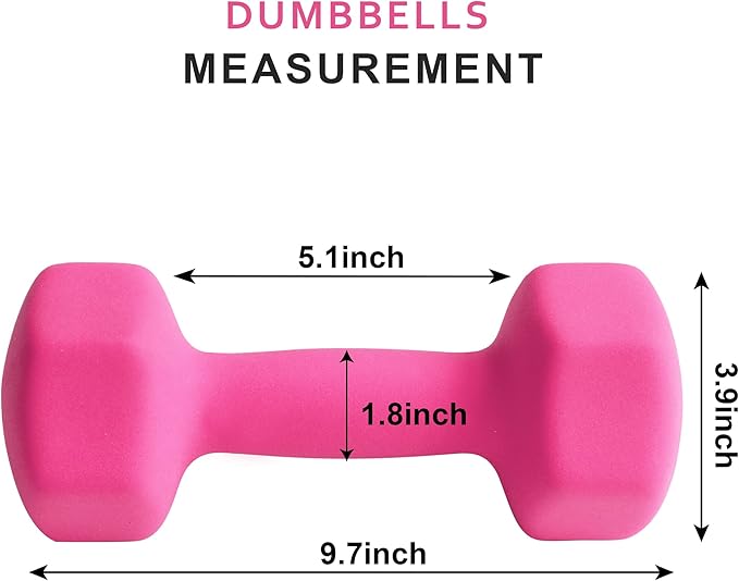 Balelinko Home Gym Equipment Workouts Strength Training Weight Loss Pilates Weights Yoga Sets Weights for Women, Men, Seniors and Youth