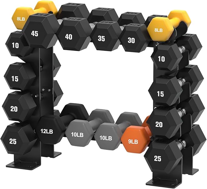 Dumbbell Rack Stand Only 5 Tier 450LBS Capacity 8-30 LBS