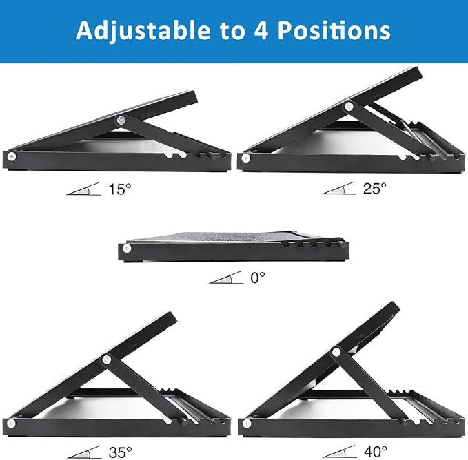 Professional Slant Board, Adjustable Heavy-Duty Incline Board and Calf Stretcher, Stretch Board for Calf Stretching, Flexibility, Strength & Squats - Max. Load 500lbs