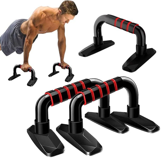 Perfect Push Up Bars, Heavy Duty Pushup Handles with Sponge Grip, Non-Slip Floor Exercise Push Up Bar for Men Women, Home Gym Workout Equipment for Calisthenics and Upper Body Exercises