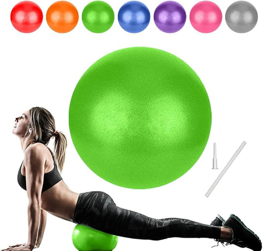 Small Pilates Ball, Therapy Ball, Mini Workout Ball, Core Ball, 9 Inch Small Exercise Ball, Mini Bender Ball, Pilates, Yoga, Workout, Bender, Core Training and Physical Therapy, Improves Balance