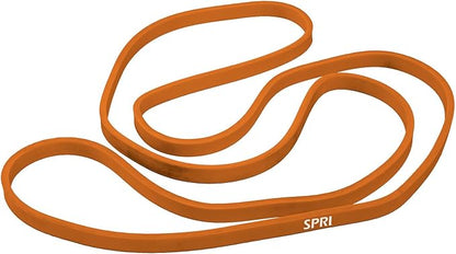 SPRI Superbands - Resistance Band for Assisted Pull-ups, Core Fitness, and Strength Training Resistance Exercises - Versatile Tool for Flexibility, Stamina, and Balance - 0.5", Orange