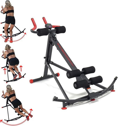 Ab Swing by SIDESHAPER 2025 Version - Ab Workout Equipment, Compact and Portable Ab Machine, Work Out Trainer Muscle Toning Device - Body Toner Exercise/Adjustable Workout Fitness Cruncher