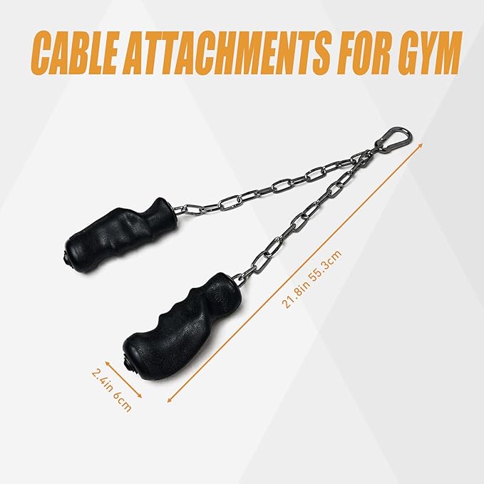 KORIKAHM Cable Machine Attachment with Upgraded Ergonomic Gym Handles