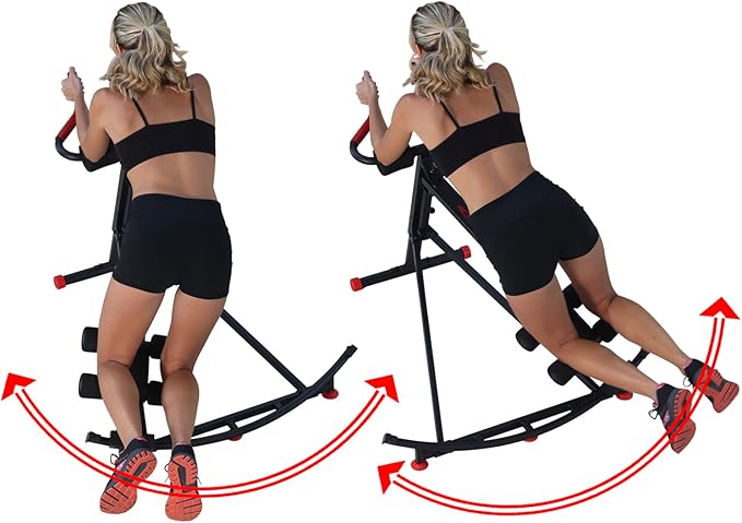 Ab Swing by SIDESHAPER 2025 Version - Ab Workout Equipment, Compact and Portable Ab Machine, Work Out Trainer Muscle Toning Device - Body Toner Exercise/Adjustable Workout Fitness Cruncher