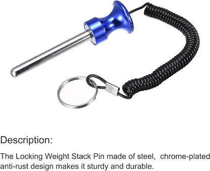 uxcell Weight Stack Pins with Pull Rope Magnetic Strength Training