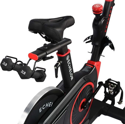 Echelon Fitness - Exercise Bike - Smart Connect Workout Bike - Magnetic Resistance Mechanism - Stationary Bikes with Speed Monitor & Adjustable Seat - Indoor Bike - Bluetooth Connectivity -136 KG