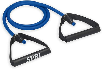 SPRI Xertube Resistance Bands with Handles – All Exercise Cords Sold Separately with Home Gym Workout Fitness Door Anchor Attachment Option