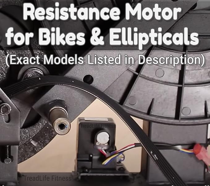 TreadLife Fitness Resistance Tension Motor - Compatible with Various Gold's Gym - Part Number 193223 - Models Listed - COMES with FREE TREADLIFE FITNESS SQUEAK ELIMINATOR GREASE $10 VALUE!