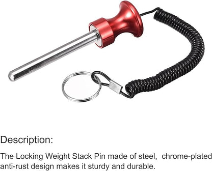 uxcell Weight Stack Pin with Pull Rope Magnetic Strength Training Equipment