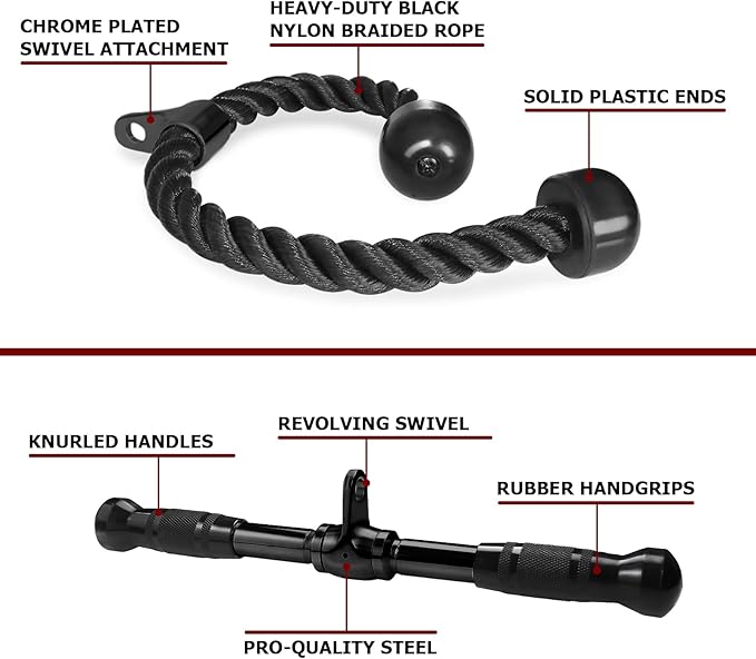 A2ZCARE Cable Machine Accessories for Weight Lifting